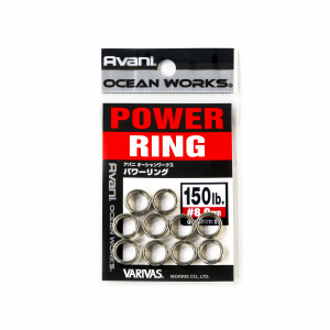 Заводные кольца Varivas Avani Ocean Works Power Ring 150Lb